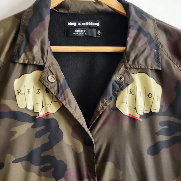 Obey x Wildfang Collab Camouflage Jacket - Picture 3 of 4